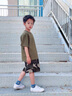 G.DUCKKIDS小黃鴨兒童迷彩服男童夏季套裝短袖褲子中小學生軍訓服夏令營衣服 軍綠 100 建議2~3歲【 90-100cm】cm 曬單實拍圖