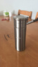 JRINKTEEA日本品牌茶水分離保溫杯316不銹鋼無縫內(nèi)膽泡茶杯男士燜茶杯戶外 鋼本色升級款Q9帶隔檔500ml 曬單實拍圖