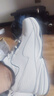 里奇.喬丹   RICKY JORDAN清倉男鞋春季新款皮面透氣大碼運動(dòng)鞋休閑減震跑步鞋防臭旅游鞋男 QD2266白色【網(wǎng)面款】 45 曬單實(shí)拍圖