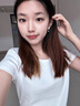 森馬（Semir）短袖t恤女短款修身圓領(lǐng)內(nèi)搭25夏涼感收腰V領(lǐng)上衣辣妹109325100006 曬單實拍圖