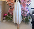 絲柏舍掛脖連衣裙2025夏季新款女裝時(shí)尚簡(jiǎn)約寬松款度假風(fēng)長(zhǎng)裙 曬單實(shí)拍圖