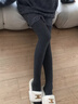 優(yōu)棵樹豎條紋打底褲女秋冬加厚保暖美腿顯瘦棉褲可外穿光腿神器 黑色 連腳【300g/0-15°c】 均碼 【150-175cm/180-150斤可穿】 曬單實(shí)拍圖