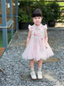 G.DUCKKIDS小黃鴨童裝漢服女童夏季連衣裙中國風(fēng)古裝旗袍裙子女孩網(wǎng)紗演出服 粉紅色 140 尺碼9~10歲【130-140cm】cm 曬單實(shí)拍圖