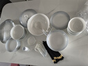 錦秋堂景德鎮(zhèn)陶瓷器 28頭套裝碗 整套骨瓷碗碟 套裝餐具 漸變灰喬遷禮物 6~10人用 |釉下彩洗碗機可用 60頭 曬單實拍圖