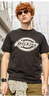 dickies【經(jīng)典款】男女同款LOGO印花短袖t恤 DK008899 白色 M 曬單實(shí)拍圖