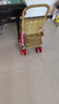 小卜麥童嬰兒推車仿竹藤推車輕便可坐可躺兒童藤編椅仿藤夏季 加寬款+只可坐+裸車 曬單實(shí)拍圖