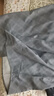 才子（TRIES）男士夏季短袖休閑菱形格紋25夏季新品時(shí)尚潮流灰襯衣通勤上裝 曬單實(shí)拍圖