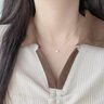 YaoYiZun方糖純銀項鏈女2025新款送女友禮物小眾輕奢設計生日禮物送老婆 單顆方糖項鏈 曬單實拍圖