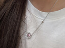 925純銀日韓鞠婧祎同款幻夢(mèng)心月項鏈女月亮鎖骨鏈生日禮物送女友 幻夢(mèng)心月粉鉆項鏈 專(zhuān)距包裝 曬單實(shí)拍圖