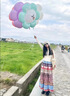 十竹帽子女夏編織鏤空包頭帽珍珠流蘇套頭帽冷帽手工鉤花針織帽堆堆帽 米白色【珍珠吊墜】 曬單實(shí)拍圖