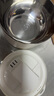 食品級(jí)泡面碗宿舍學(xué)生帶蓋不銹鋼泡方便面可瀝水湯盆食堂打飯專用 17cm【奶白色】帶蓋泡面碗+餐具 曬單實(shí)拍圖