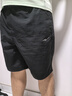鴻星爾克（ERKE）運動短褲男夏季透氣寬松涼感綜訓健身跑步短褲男褲速干休閑五分褲 正黑-3033 3XL 曬單實拍圖