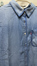 Levi's【商場同款】冰酷系列25年春夏新款女士休閑牛仔襯衫002Z2 藍(lán)色 002Z2-0001 M 曬單實(shí)拍圖