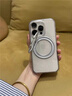 圖拉斯支點殼O1s適配蘋果16promax手機殼iphone16pro max磁吸套16 pro透明支架防摔磨砂 【16promax全透明】頂配按鍵全包 360度旋轉(zhuǎn) 曬單實拍圖