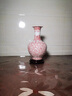 伯莎丹頓（BERTHA DENTON）小花瓶釉里紅陶瓷擺件 景德鎮(zhèn)仿古手繪紅色瓷器 博古架客廳裝飾品 天球 曬單實拍圖