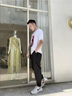 凰梡束腳冰絲褲子男士夏季薄款透氣九分休閑空調(diào)褲潮牌男運(yùn)動(dòng)防蚊長(zhǎng)褲 深灰色 XL （建議115-135斤） 曬單實(shí)拍圖
