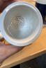 天喜（TIANXI）陶瓷茶杯辦公室男士高檔水杯帶蓋茶水分離泡茶辦公杯空谷幽蘭 曬單實拍圖