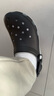 卡駱馳crocs檀健次同款經(jīng)典獵豹洞洞鞋輕便舒適百搭洞洞鞋|211287 黑色-001 41 /42(260mm) 曬單實拍圖