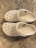 卡駱馳（crocs）洞洞鞋男女鞋貝雅卡駱班Clog休閑沙灘涼拖鞋 205089-126 M5W7 曬單實拍圖