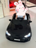 星辰皓奧迪兒童電動車四驅(qū)汽車遙控四輪寶寶玩具車可坐人童車RSGT 黑色+四驅(qū)+遙控+搖擺+皮座+軟輪 曬單實拍圖