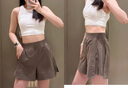 lululemon丨Stretch Woven 女士腰部褶邊高腰短褲 4