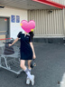 FILA 楊冪同款|斐樂(lè)官方女裝編織連衣裙2025夏季新款時(shí)尚修身POLO裙子 傳奇藍(lán)-NV M 165/84A/M 曬單實(shí)拍圖