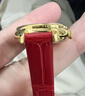 珍寶麗金表女999足金手表女士黃金手表進(jìn)口機(jī)芯輕奢小金表禮物 金重約0.7-0.8克 曬單實(shí)拍圖
