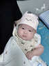 MDUG嬰兒帽子夏季0-6胎帽囟門帽新生兒空頂護鹵門寶寶春夏薄款男女 寶寶囟門帽S碼0-3月藍+黃（2件） 曬單實拍圖