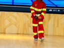 兒童消防員表演服演出服親子職業(yè)體驗服裝角色扮演衣服幼兒園套裝 長(cháng)袖+長(cháng)褲+帽子+腰帶 120 曬單實(shí)拍圖