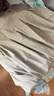 百圖betu女裝2025夏季新款休閑褲松弛感褲裙時(shí)髦八分褲 褲子女2503D10 卡其色 L 曬單實(shí)拍圖