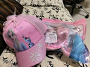 迪士尼兒童帽子女孩夏季網(wǎng)眼棒球帽防曬冰雪鴨舌帽DSP60008粉色52cm 曬單實(shí)拍圖