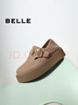 百麗（Belle）趙今麥同款雪頂咖啡勃肯鞋女商場(chǎng)款單鞋D7K1DAM5預售 卡其色-兩穿勃肯 36 (230mm) 曬單實(shí)拍圖