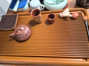 石茗堂高端德國電木茶盤整塊家用簡約輕奢茶托海泡茶臺新款客廳辦公室排 若水（升級版40支高密度） 100_50_5cm 曬單實拍圖