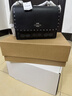 蔻馳（COACH）【品牌直供】女士小號(hào)黑色PVC配皮斜挎小方包90400SVS3L七夕禮物 曬單實(shí)拍圖