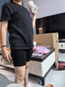 貝瑞加（Babyprints）兒童安全褲女童打底褲學(xué)生防走光保險(xiǎn)褲5分莫代爾2條灰黑160 曬單實(shí)拍圖