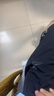 特步運動(dòng)短褲七分褲男女款冰絲七分褲2025夏季速干褲健身褲跑步褲子女 黑色-梭織七分褲 S /165 曬單實(shí)拍圖