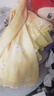 迪士尼（Disney）女童新中式套裝夏季2025新款兒童漢服童裝衣服女孩國風(fēng)唐裝兩件套 黃色中袖款 130 建議7~8歲【120-130cm】 曬單實(shí)拍圖