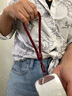 英悅手機(jī)掛繩掛脖鏈斜挎手腕墊片掛件夾片防盜掛鏈男背帶掛飾女吊繩貼片出國(guó)防丟適用華為蘋(píng)果殼三合一 曬單實(shí)拍圖