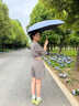 京悠雨【德國品牌】遮陽傘防曬太陽紫外線女晴雨兩用戶外小巧便攜膠囊強 【晚櫻粉】冰晶降溫 曬單實拍圖