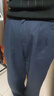 佐丹奴亞麻褲子女透氣棉麻直筒褲壓褶半松緊腰休閑褲13415220 曬單實(shí)拍圖
