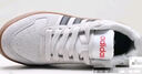 adidas「小鋸齒」D-PAD CLASSIC休閑美高風(fēng)復(fù)古籃球板鞋阿迪達(dá)斯 淺灰/黑色/淺猩紅   38 曬單實(shí)拍圖