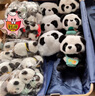 海伊朵背包熊貓毛絨玩具小背包中國熊貓丫丫兒童斜挎包貂絨毛絨單肩包 熊貓頭包包 曬單實(shí)拍圖