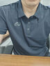伯希和（Pelliot）戶外速干polo衫商務(wù)T恤男女速干衣夏季短袖翻領(lǐng)半袖11421507藍(lán)L 曬單實(shí)拍圖