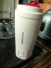 摩飛電器（Morphyrichards）【全新升級(jí)】燒水杯奶泡杯家用打奶泡器牛奶打發(fā)器電動(dòng)咖啡攪拌加熱便攜式燒水壺MR6066 0.3L 椰奶白 曬單實(shí)拍圖