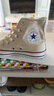 匡威（Converse）官方 All Star男女簡(jiǎn)約休閑板鞋高幫鞋小白鞋159484C 159484C 35 曬單實(shí)拍圖