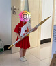 MAILE KID哪吒道具武器聲控自動(dòng)伸縮火尖槍火焰槍玩具男孩3-6歲生日禮物 曬單實(shí)拍圖