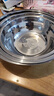柏潮不銹鋼盆加厚無(wú)磁多用盆食堂湯碗家用泡面碗飯盆碗湯盆打蛋盆 不銹鋼 16+18+20CM三件套 曬單實(shí)拍圖