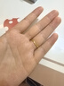 周大福碎碎冰冰黃金戒指女求婚戒指(工費:220計價(jià))EOF1216 12號 足金 約2.15g 曬單實(shí)拍圖