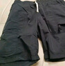 Wassup Sohot短褲男夏季冰絲涼感工裝褲男潮流休閑五分褲 黑色 5XL 曬單實拍圖