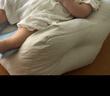 優(yōu)衡 兒童沙發(fā)嬰幼兒可愛舒適小沙發(fā)寶寶家用懶人沙發(fā)兒童座椅LRY-24 米白色【 TPU親膚棉】可換洗內(nèi)膽 曬單實拍圖